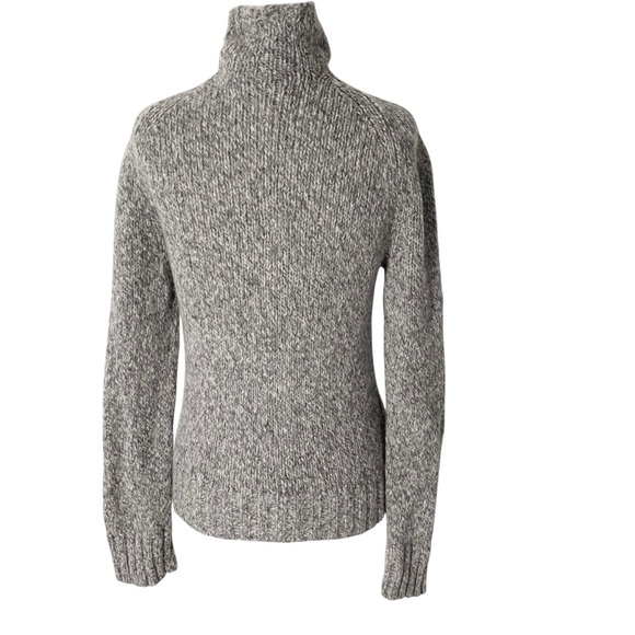 VINTAGE ANN TAYLOR Cable Knit Mock Neck Sweater - Picture 3 of 4